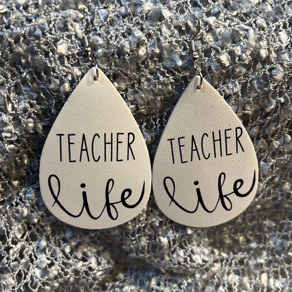 📚✏️Teacher Life Earrings✏️📚